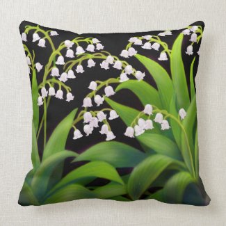 Lily of the Valley Flowers Pillow