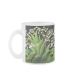 Lily of the Valley Frosted Glass Mug