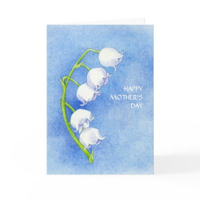 Lily of the Valley Mother's Day Card by floatinglemons