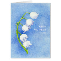 Lily of the Valley Mother's Day Card cards