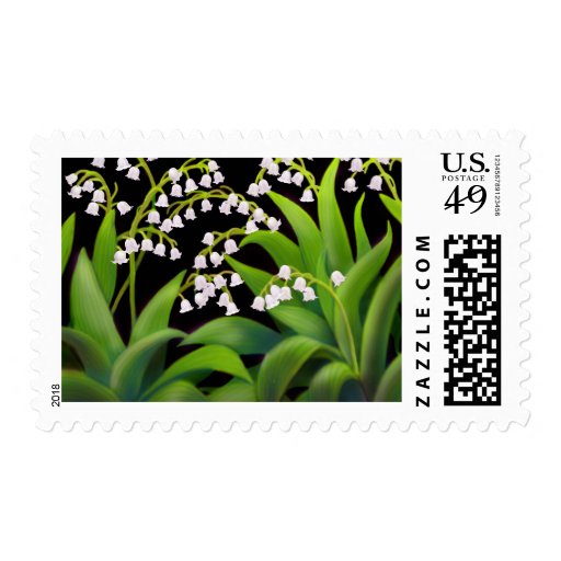 stamp lily valley stamp lily valley