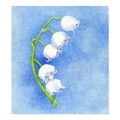 Lily of the Valley Poster by floatinglemons