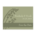 Lily of the Valley • Save the Date Postcard by CSWedding Lily of the Valley • Save the Date Postcard