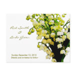 Lily of the Valley- Save the Date Post Card