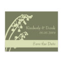 Lily of the Valley • Save the Date Postcard by CSWedding Lily of the Valley • Save the Date Postcard