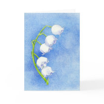 Lily of the Valley Thank You Card