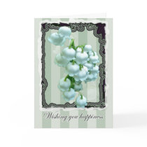 Lily of the Valley Wedding Happiness Card