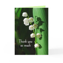 Lily of the Valley Wedding Thank You Cards