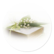 lily of the valley with bible stickers