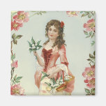 Lily of the Vally Maiden Fridge Magnet