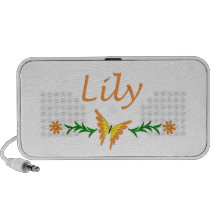Lily (Orange Butterfly) iPhone Speaker