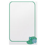 Lily Pad Border Custom Stationery