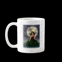 Lily Pad Fae Ceramic Mug by hollys_art Lily Pad Fae Ceramic Mug