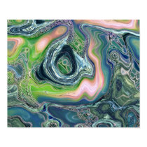 Lily Pond Abstract Posters