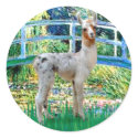Lily Pond Bridge - Baby Llama stickers