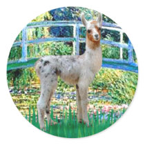 Lily Pond Bridge - Baby Llama stickers
