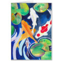 lily pond Koi cards by dubhart lily pond Koi cards