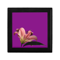 Lily purple gift box