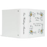 Lily Scroll Wedding Memories Binder