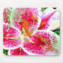 Lily Stargazer Fantasy, Mousepad by SBCSTUDIO Lily Stargazer Fantasy, Mousepad
