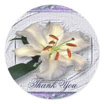 Lily Thank You Sticker by elenaind Lily Thank You Sticker