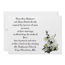 Lily Wedding Invitation