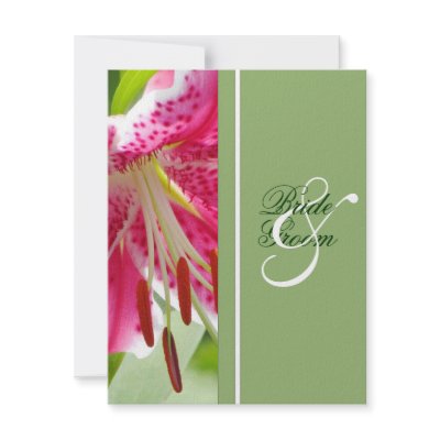 Lily Wedding Invitation