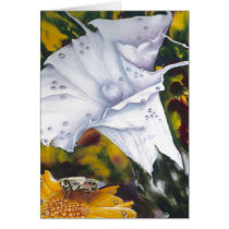 Lily with Bee Greeting Card