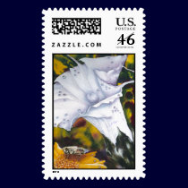 Lily with Bee Postage Stamps by artbyjolyn Lily with Bee Postage Stamps