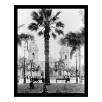 Lima, Peru Cathedral 1902 posters