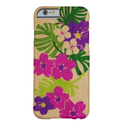 Limahuli Garden Hawaiian Faux Wood Barely There iPhone 6 Case