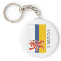 Limburg Flag with name Key Chain