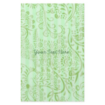 Lime and Aqua Blue White Damask Swirls Flyer by samack Lime and Aqua Blue White Damask Swirls Flyer