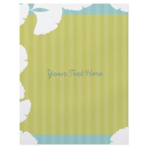 Lime and Aqua Blue White Gingko Leaves Flyer by samack Lime and Aqua Blue White Gingko Leaves Flyer