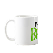 Lime and Black Future Bride Mugs