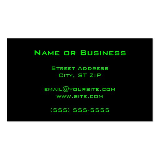 Lime Bike Business Card (back side)