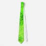 Lime Black Neck Tie