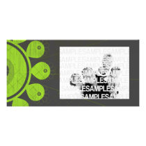 Lime Blooming Photo Card photo cards