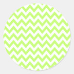Lime Chevron Stickers