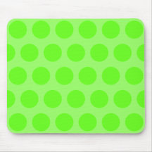 Lime Dots Mousepads