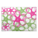 Lime Green and Hot Pink Wild Flowers