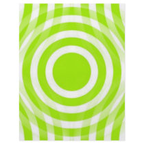 lime_green_and_white_interlocking_concentric_circl flyer design