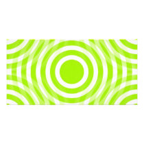 lime_green_and_white_interlocking_concentric_circl photo cards
