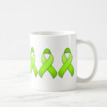 Lime Green Awareness Ribbon Mug