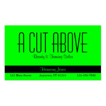 Lime Green Business Card business cards