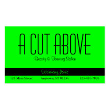 Lime Green Business Card