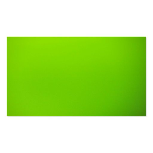 Lime Green Business Card (back side)