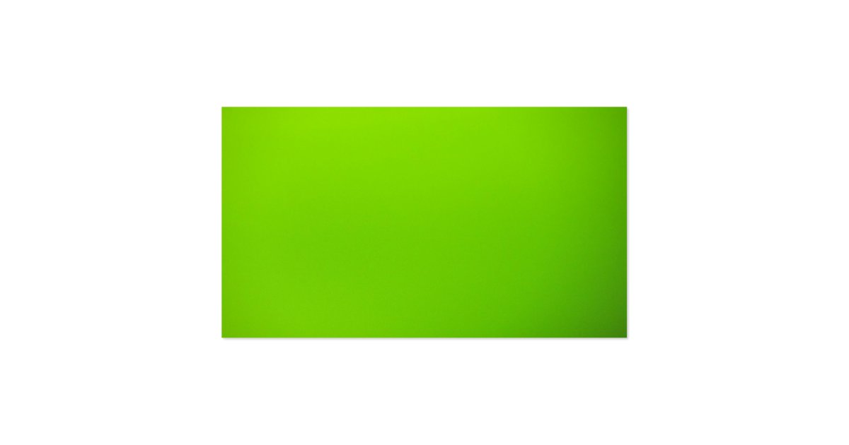 Lime Green Business Card Zazzle