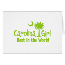 Lime Green Carolina Girl Best in the World cards