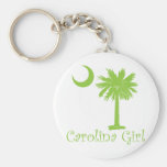 Lime Green Carolina Girl Keychains